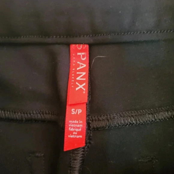 Spanx Small The Perfect Pant High Rise Black Ponte Stretch 4-Pocket Ankle Pant - Picture 11 of 12